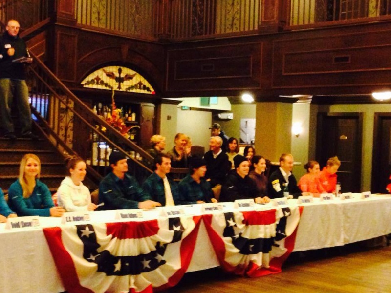 The 2014 U.S. Freestyle Moguls Team naming on Saturday in Pagosa Springs, Colo. (photo: The Springs Resort)