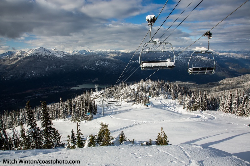 Whistler is ready to go for this Saturday (photo: Mitch WInton/Coast Photo; Location: Whistler Blackcomb, British Columbia)