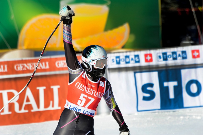 Jackie Wiles last week in Lake Louise (photo: Tom Kelly/U.S. Ski Team)