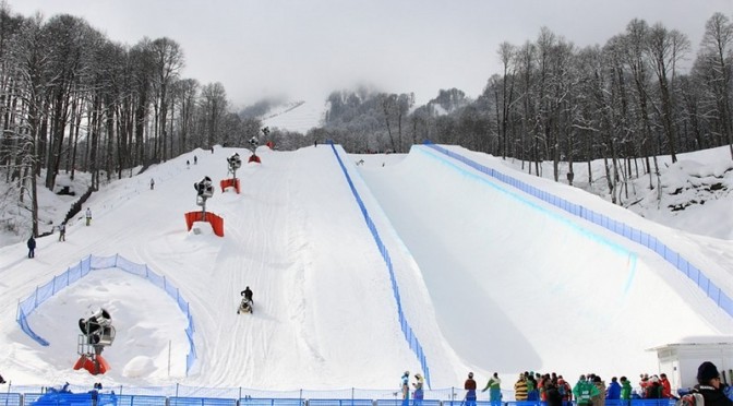 The Olympic Halfpipe at Rosa Khutor Extreme Park (photo: Sochi2014)