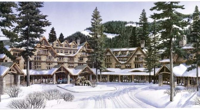 A 5-star luxury hotel is part of the expansion that Homewood's owners plan to break ground on this spring now that a lawsuit blocking the project has been settled. (image: Homewood Mountain Resort)