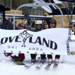 Loveland Ski Area opened for the season on Saturday, joining its Colorado neighbor Arapahoe Basin which first opened for the season last month (photo: Loveland Ski Area)