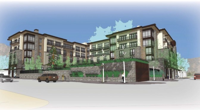 An architect's rendering of Aspen Skiing Co.'s planned Limelight Hotel in Ketchum, Idaho, near Sun Valley ski resort. (image: ASC)