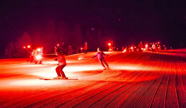 The torchlight parade at Snow Summit (file photo: BBMR)