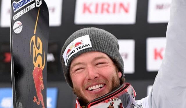 Justin Reiter celebrates his first World Cup snowboard victory. (file photo: Justin Reiter/Facebook)