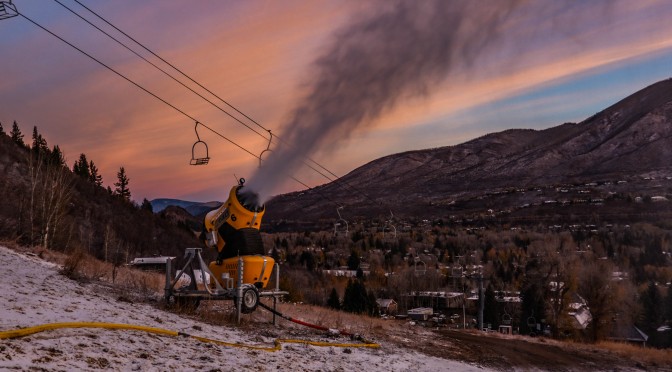 Aspen Begins Making Snow for World Cup Ski Races