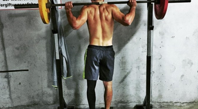 U.S. alpine ski racer Tommy Biesemeyer works out in a gym, but he's realized that physical strength isn't the only attribute necessary to recovering from an injury. (photo: USST)