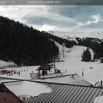 9 a.m. and "it's on!" at Loveland today. (photo: Loveland Ski Area)