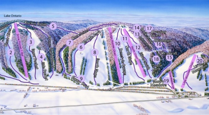 (trail map image: Snow Ridge)