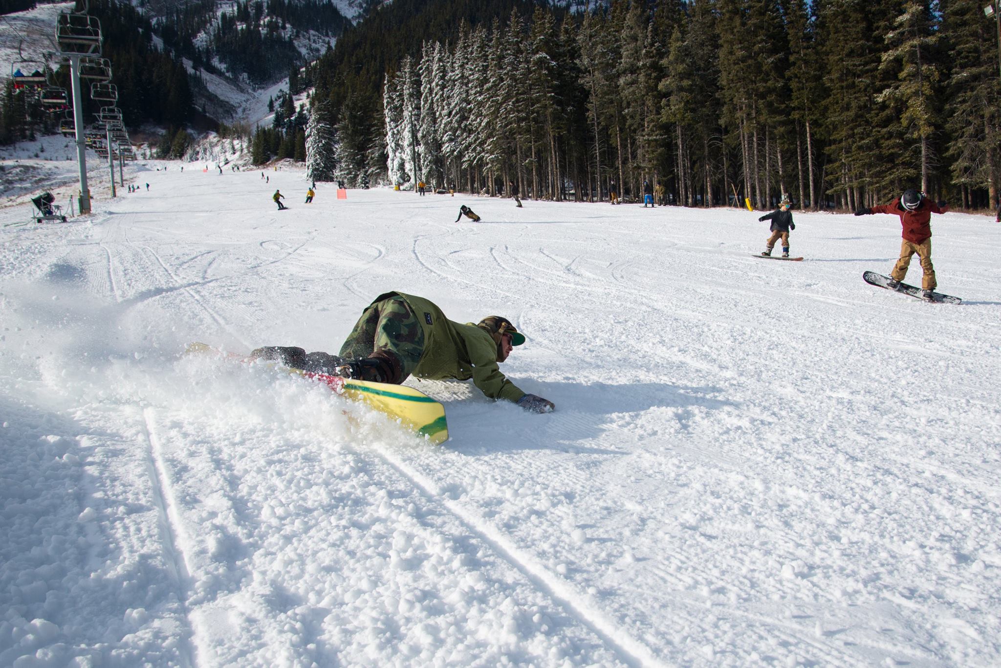 Mt. Norquay was the first western ski resort to open this week. (photo: Mt. Norquay)