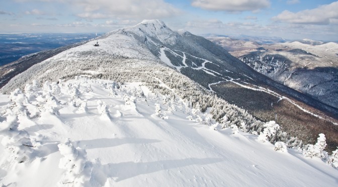 Above the lifts on The Nose of Mt. Mansfield, Vermont's highest peak. (photo: Stowe Mountain Resort)