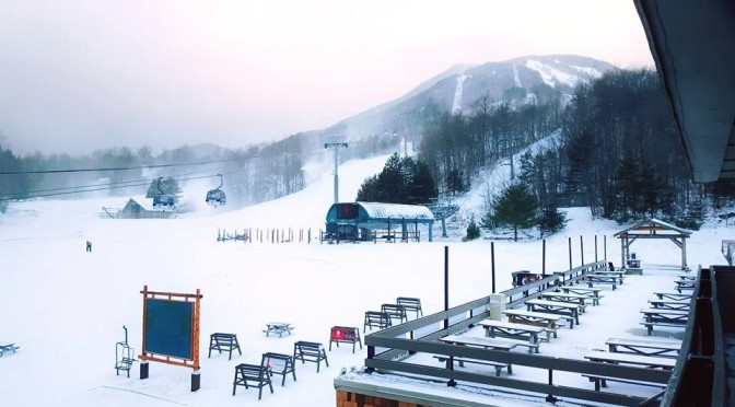 There was certainly white at Whiteface on Sunday. (photo: Whiteface Mountain)