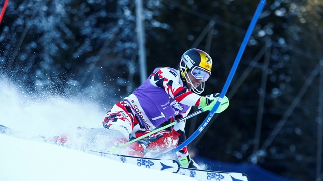 Austria's Marcel Hirscher wins again on Wednesday in Santa Caterina, Italy. (photo: FIS/Agence Zoom)