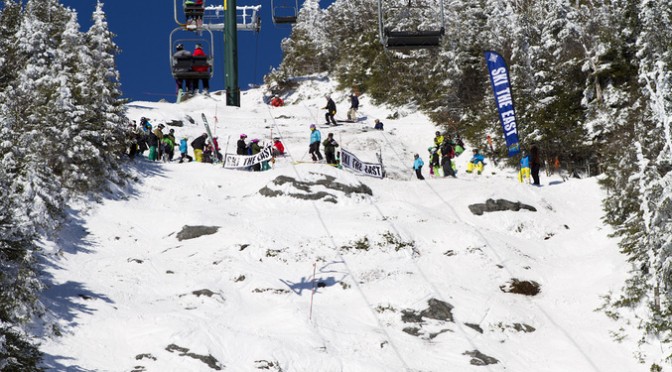 The starting gate for the Castlerock Extreme at Sugarbush, Vt. (file photo: Chris James/Ski The East)