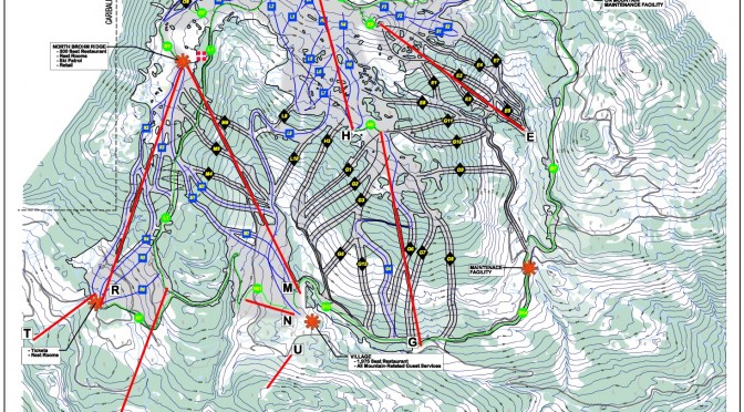 The master plan for Garibaldi at Squamish.