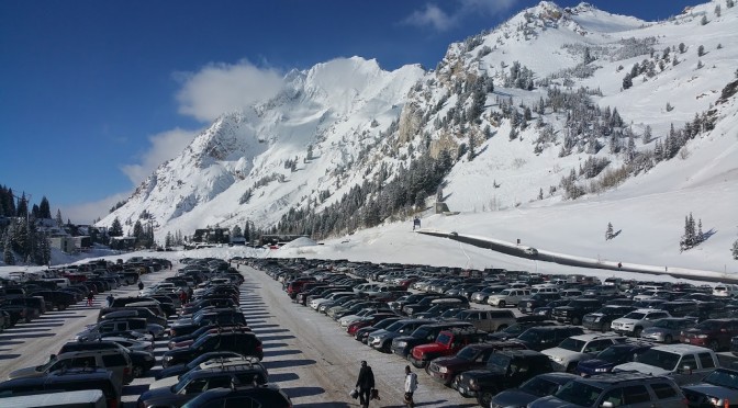 Alta's Wildcat parking lot. (photo: FTO/Marc Guido)