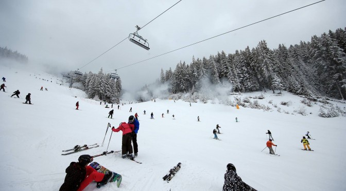 Bansko on Friday. (photo: Bankso)