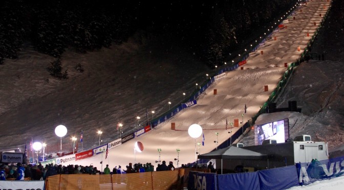 Deer Valley's Champion mogul course on Thursday night. (photo: Buchholz/FIS)