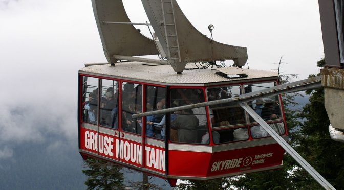 Grouse Mountain's Red Skyride (file photo: Tawker)