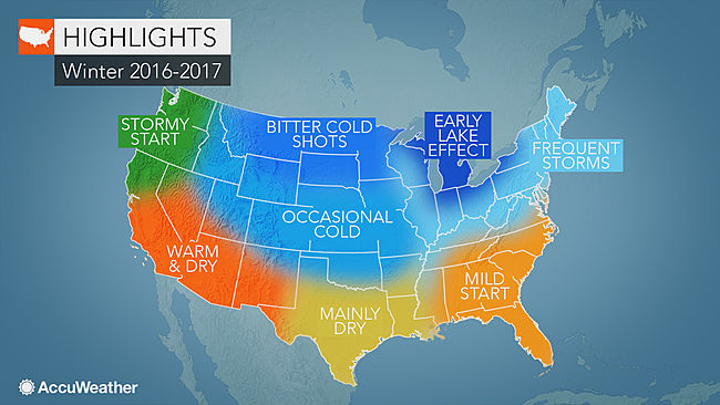 Accuweather Predicts Cold, Snowy Winter in the Northeast