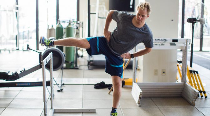 Ted Ligety works out at the U.S. Ski Team Center of Excellence in Park City, Utah. (photo: US Ski Team)