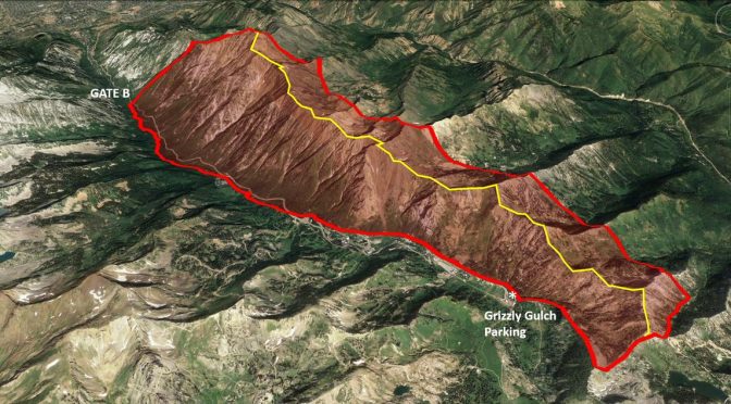 The backcountry on the north side of Little Cottonwood Canyon in Utah remains closed through 8 a.m. tomorrow. (image: UDOT)