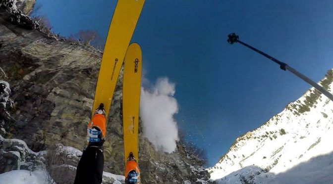 WATCH: Skier Accidentally Drops 150-foot Cliff…and Survives