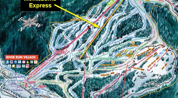 Keystone will replace the Montezuma Express chairlift on Dercum Mountain with a high-speed six-pack.