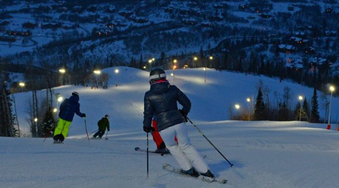 Night skiing at Steamboat. (file photo: Steamboat Ski Area/Larry Pierce)