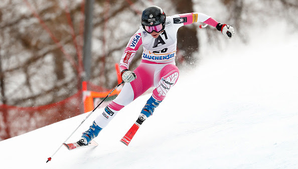 Jackie Wiles took her career-first World Cup podium on Sunday in Austria. (photo: Getty Images/Agence Zoom-Christophe Pallot via USSA)