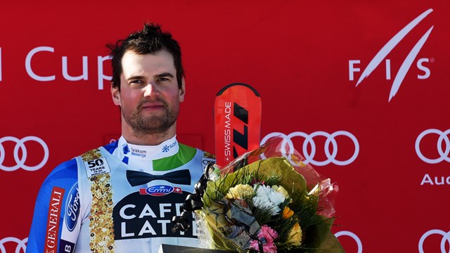 Slovenia’s Bostjan Kline Wins Make-up Downhill