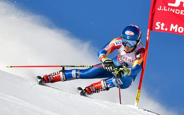 Mikaela Shiffrin grabbed her first giant slalom medal at the 2017 FIS Alpine World Ski Championships in St Moritz. (photo: Getty Images/AFP-Fabrice Coffrini via USSA)