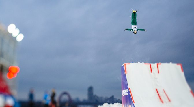 World Cup aerialists compete in Moscow, Russia on Saturday. (photo: FIS)