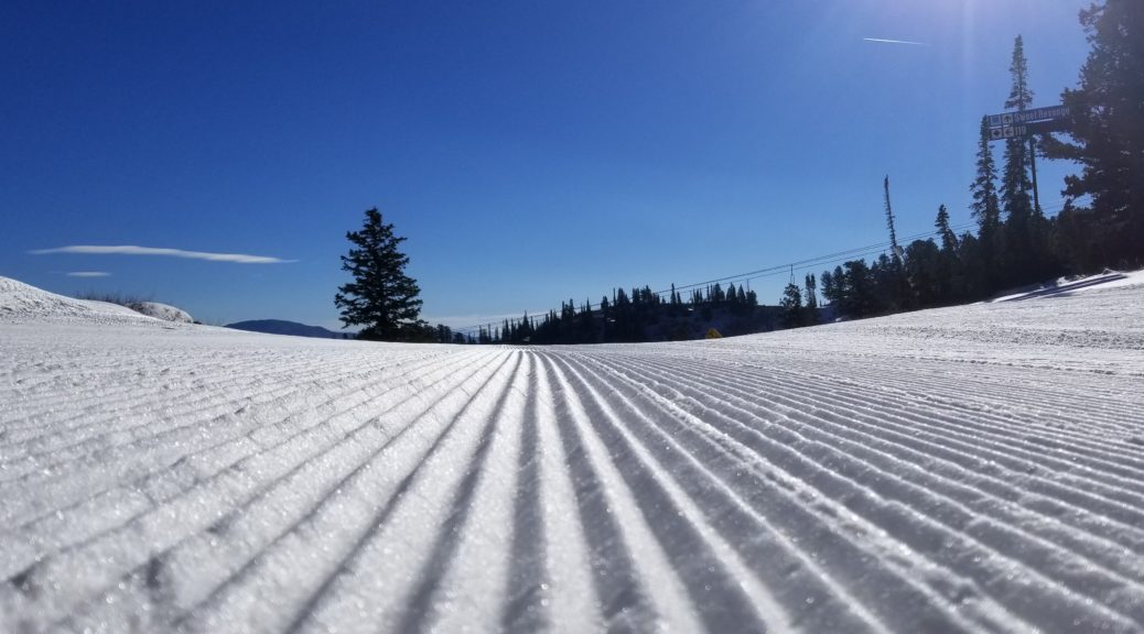 Utah's Snowbasin Resort is ready for an early season opening this Tuesday. (photo: Colton Ross)