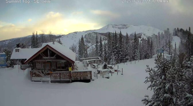 2025-26 Ski Season Progress Report as of December 9, 2025